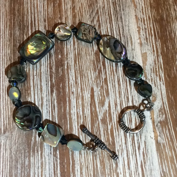 Diane Katzman Abalone Bracelet Beautiful Colors - Picture 1 of 3
